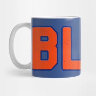 Orange and Blue Mug